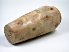 LV-1980 Extremely Knotty Italian Stone Pine Hand Turned Wooden Weed Pot, Tall Vase, Vessel