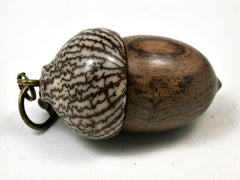 LV-1981 Acorn Pendant Box, Charm, Pill Holder from Cocuswood & Betelnut-SCREW CAP