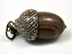 LV-1981 Acorn Pendant Box, Charm, Pill Holder from Cocuswood & Betelnut-SCREW CAP