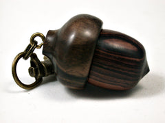 LV-1987 Acorn Pendant Box, Charm, Pill Holder from Camatillo & Ebony-SCREW CAP