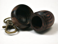 LV-1987 Acorn Pendant Box, Charm, Pill Holder from Camatillo & Ebony-SCREW CAP