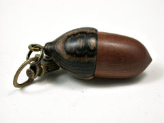 LV-1975 Acorn Pendant Box, Charm, Pill Holder from Manzanita & Ebony-SCREW CAP