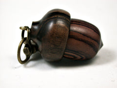 LV-1987 Acorn Pendant Box, Charm, Pill Holder from Camatillo & Ebony-SCREW CAP