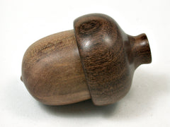 LV-1935 Sandalwood & Leadwood Acorn Engagement Ring Box, Pill Box, Trinket Box-SCREW CAP