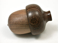 LV-1935 Sandalwood & Leadwood Acorn Engagement Ring Box, Pill Box, Trinket Box-SCREW CAP
