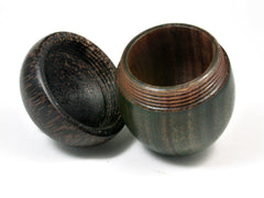 LV-2086 Wooden Acorn Pill Box, Jewelry/Engagement Ring Box from Verawood & Palm-SCREW CAP