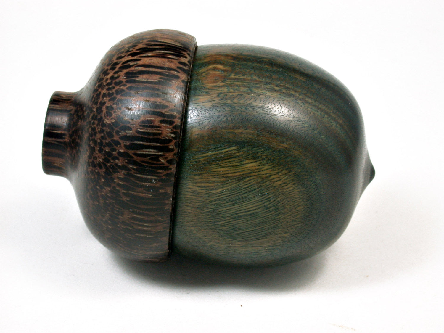 LV-2086 Wooden Acorn Pill Box, Jewelry/Engagement Ring Box from Verawood & Palm-SCREW CAP