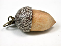 LV-2092 Acorn Pendant Box, Charm, Pill Holder from Bristlecone Pine & Betelnut-SCREW CAP