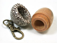 LV-2092 Acorn Pendant Box, Charm, Pill Holder from Bristlecone Pine & Betelnut-SCREW CAP