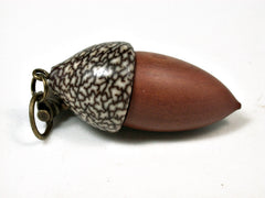 LV-2101 Acorn Pendant Box, Charm, Pill Holder from Manzanita & Betelnut-SCREW CAP