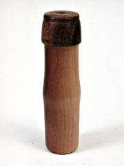 LV-2111 Manzanita & Desert Ironwood Slim Pill Box, Snuff Box, Toothpick Holder, Needle Case-SCREW CAP