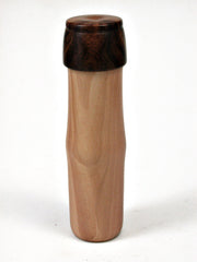LV-2111 Manzanita & Desert Ironwood Slim Pill Box, Snuff Box, Toothpick Holder, Needle Case-SCREW CAP