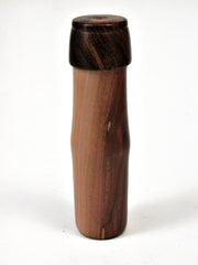 LV-2111 Manzanita & Desert Ironwood Slim Pill Box, Snuff Box, Toothpick Holder, Needle Case-SCREW CAP