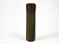 LV-2181 Verawood & Cocuswood Slim Pill Box, Toothpick Holder, Needle Case-SCREW CAP