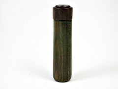 LV-2181 Verawood & Cocuswood Slim Pill Box, Toothpick Holder, Needle Case-SCREW CAP