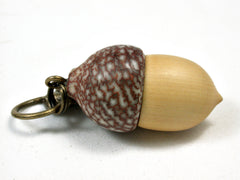 LV-2195 Acorn Pendant Box, Charm, Pill Holder from Boxwood & Betelnut-SCREW CAP