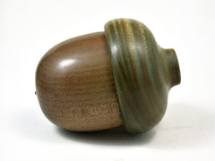 LV-2224 Ancient Kauri & Verawood Acorn Jewelry Box, Pill Box, Trinket Box-SCREW CAP