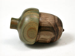 LV-2269 Redbud & Verawood Acorn Jewelry, Ring Box, Pill Box, Trinket Box-SCREW CAP