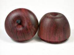 LV-2324 Redheart Wooden Apple Threaded Box-SCREW CAP