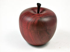 LV-2324 Redheart Wooden Apple Threaded Box-SCREW CAP
