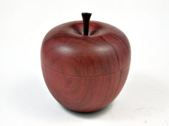 LV-2324 Redheart Wooden Apple Threaded Box-SCREW CAP