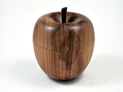 LV-2326 Canarywood Apple Threaded Box, Jewelry, Trinket Box-SCREW CAP