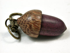 LV-2339 Acorn Pendant Box, Charm, Pill Holder from Purpleheart & Hala-SCREW CAP