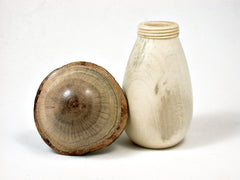 LV-2346 Threaded Wooden Mushroom Box from Holly & California Live Oak