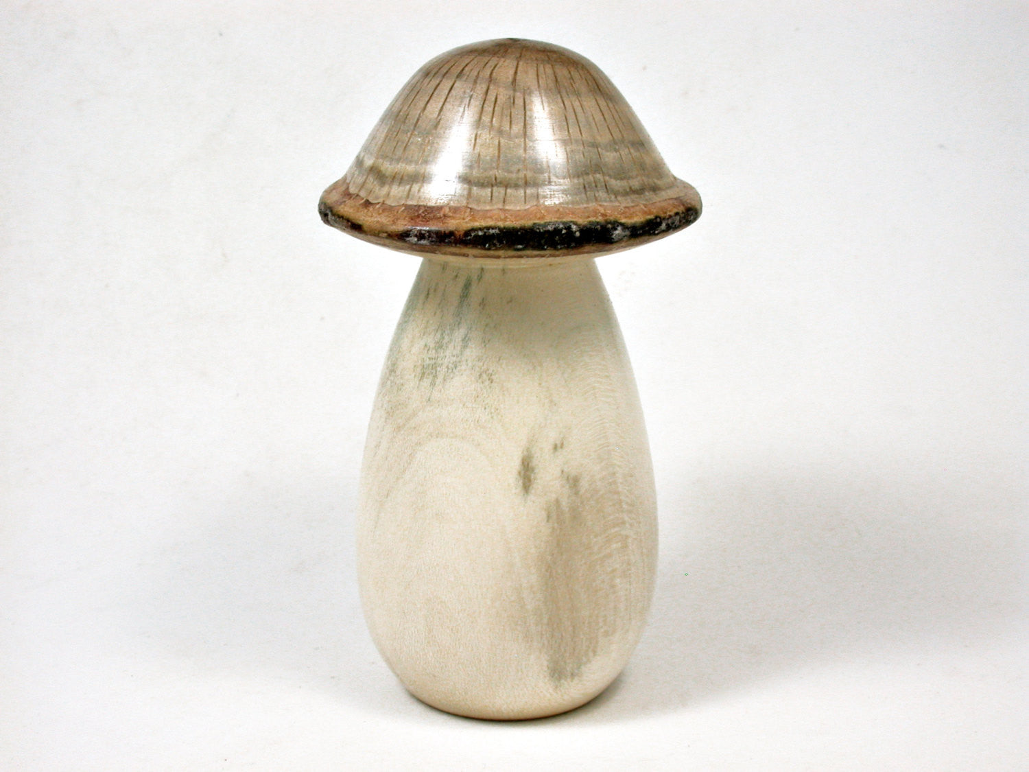 LV-2346 Threaded Wooden Mushroom Box from Holly & California Live Oak