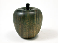 LV-2360 Verawood & Ebony Stem Wooden Apple Threaded Box-SCREW CAP