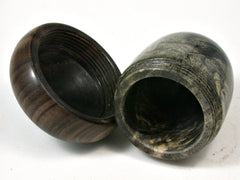 LV-2344 Buckeye Burl & Kou Acorn Trinket Box, Jewelry Box-SCREW CAP