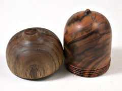 LV-2365 Chittum & Black Locust Acorn Trinket Box, Jewelry Box-SCREW CAP