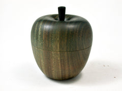 LV-2360 Verawood & Ebony Stem Wooden Apple Threaded Box-SCREW CAP