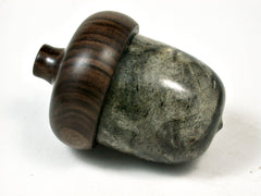 LV-2344 Buckeye Burl & Kou Acorn Trinket Box, Jewelry Box-SCREW CAP