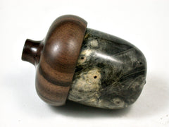 LV-2344 Buckeye Burl & Kou Acorn Trinket Box, Jewelry Box-SCREW CAP