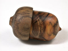 LV-2365 Chittum & Black Locust Acorn Trinket Box, Jewelry Box-SCREW CAP