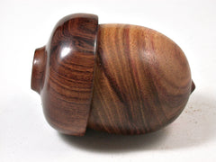 LV-2372 Canarywood & Chechen Acorn Trinket Box, Jewelry Box-SCREW CAP