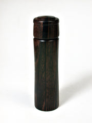 LV-2124 Mun Ebony Pill Box, Toothpick Holder, Needle Case-SCREW CAP