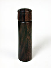 LV-2124 Mun Ebony Pill Box, Toothpick Holder, Needle Case-SCREW CAP