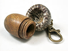 LV-2304 Acorn Pendant Box, Charm, Pill Holder from Nagusta Burl & Betelnut-SCREW CAP