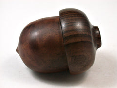 LV-2385 Camphor Burl & Kou Acorn Jewelry Box, Pill Box, Trinket Box-SCREW CAP
