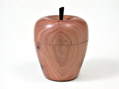 LV-2359 Chinese Juniper & Ebony Threaded Jewelry Box, Pill Box, Trinket Box-SCREW CAP