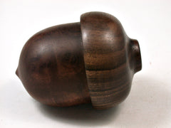 LV-2385 Camphor Burl & Kou Acorn Jewelry Box, Pill Box, Trinket Box-SCREW CAP