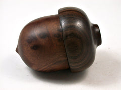LV-2385 Camphor Burl & Kou Acorn Jewelry Box, Pill Box, Trinket Box-SCREW CAP