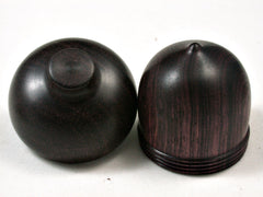 LV-2408 Camatillo & Katalox Acorn Jewelry Box, Pill Box, Trinket Box-SCREW CAP