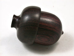 LV-2408 Camatillo & Katalox Acorn Jewelry Box, Pill Box, Trinket Box-SCREW CAP