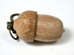 LV-2432 Perfume Wood & Royal Palm Acorn Pendant Box, Bag Charm, Keychain-SCREW CAP