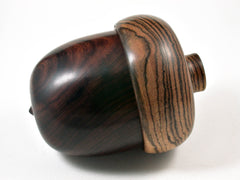 LV-2382 Desert Ironwood & Bocote Acorn Box, Jewlry Box-LARGE
