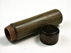 LV-2497 Verawood with Ebony Wooden Slim Box, Toothpick Holder, Needle Case-SCREW CAP