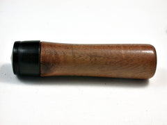 LV-2496 Curly Koa with Ebony Wooden Slim Box, Toothpick Holder, Needle Case-SCREW CAP